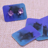 100pcs Cute New Arrived Earring Card Display Jewelry Custom Personal Style Catch Dream Design Colorful Plant Cardboard 3.5x2.5cm