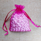 100pcs Jewelry Gift Bag 7x9 9x12 10x15 13x18cm Jewelry Packaging Organza bags Favor Wedding Party Christmas Gift Packaging Bags