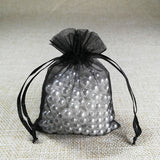 100pcs Jewelry Gift Bag 7x9 9x12 10x15 13x18cm Jewelry Packaging Organza bags Favor Wedding Party Christmas Gift Packaging Bags