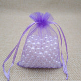 100pcs Jewelry Gift Bag 7x9 9x12 10x15 13x18cm Jewelry Packaging Organza bags Favor Wedding Party Christmas Gift Packaging Bags