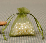 100pcs/lot 10x15 11x16 13x18 15x20cm Drawable Organza bag Wedding Christmas Gift Bags Jewelry Packaging Organza bags & Pouches