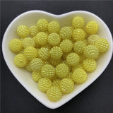 10mm 50pcs Acrylic Beads Bayberry Beads Round Loose Beads Fit Europe Beads For Jewelry Making DIY Accessories