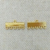 10pcs component multilayer clasp buckle necklace bails connector tassel chains 3 strands toggle filigree jewelry joyas craft