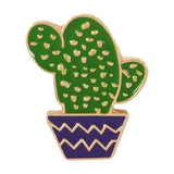 14Styles Potted Plant Rainbow Enamel Pins Custom Cactus Cat Brooches Backpack Shirt Lapel Pin Badge Fashion Cartoon Jewelry Kids
