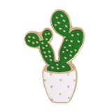 14Styles Potted Plant Rainbow Enamel Pins Custom Cactus Cat Brooches Backpack Shirt Lapel Pin Badge Fashion Cartoon Jewelry Kids