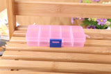 1pcs Plastic 6/815 Storage boxes Slots Adjustable packaging transparent Tool Case Craft Organizer box jewelry accessories