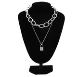 2019 Gothic Chunky chain Choker Necklace Punk rock Statement Necklace Women goth Jewelry Vintage collier femme fashion jewelry