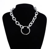 2019 Gothic Chunky chain Choker Necklace Punk rock Statement Necklace Women goth Jewelry Vintage collier femme fashion jewelry