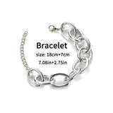 2019 Gothic Chunky chain Choker Necklace Punk rock Statement Necklace Women goth Jewelry Vintage collier femme fashion jewelry