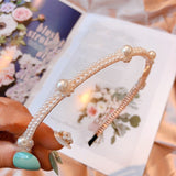 2019 New Arrival Trend Fashion Luxury Big Pearl Headband for Women Hair Band Girls Hairbands Party Pearl Girls Hair Accessories