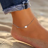 2019 New Boho Turtle Pendant Anklets For Women Shell Anklet Bracelets On The Leg Bohemian Foot Ocean Jewelry Drop Shipping