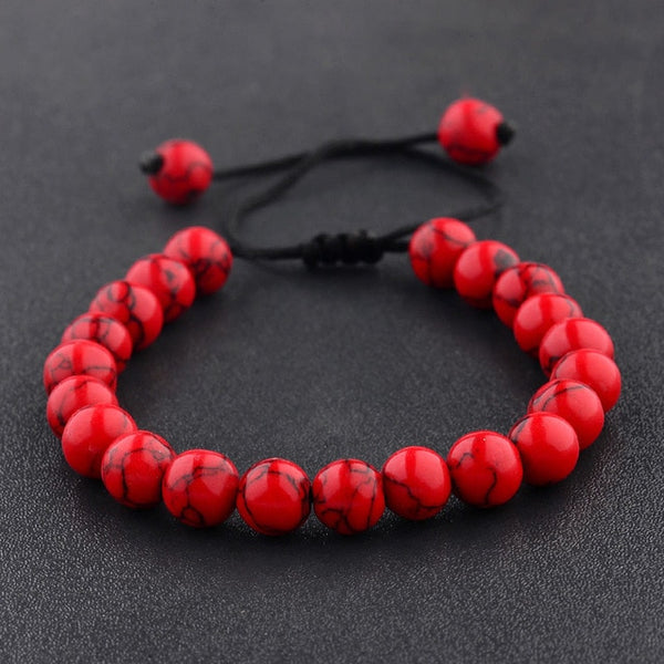 2019 New Couples Men Women Beads Classic Natural Stone Beaded Bracelets for Men Women Fashion Jewelry Accessories Dropshipping