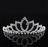 2019 Women Princess Crown Headband Crystal Rhinestone Tiara And Crowns Hair Band Jewelry Silver Bridal Hair Accessories Wedding