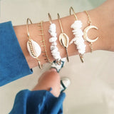 21 Styles Classic Arrow Knot Round Crystal Gem Multilayer Adjustable Open Bracelet Set Women Fashion Party Jewelry Gift