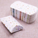 24pcs/1lot Wholesale Pillow Shape Jewelry&necklace&Earring DIsplay Box original designs flower pattern Gift box 20X55X80mm