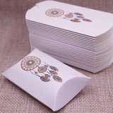 24pcs/1lot Wholesale Pillow Shape Jewelry&necklace&Earring DIsplay Box original designs flower pattern Gift box 20X55X80mm