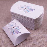 24pcs/1lot Wholesale Pillow Shape Jewelry&necklace&Earring DIsplay Box original designs flower pattern Gift box 20X55X80mm