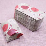 24pcs/1lot Wholesale Pillow Shape Jewelry&necklace&Earring DIsplay Box original designs flower pattern Gift box 20X55X80mm
