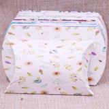 24pcs/1lot Wholesale Pillow Shape Jewelry&necklace&Earring DIsplay Box original designs flower pattern Gift box 20X55X80mm