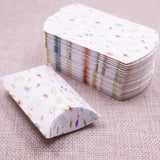 24pcs/1lot Wholesale Pillow Shape Jewelry&necklace&Earring DIsplay Box original designs flower pattern Gift box 20X55X80mm