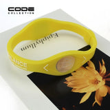 2pcs/set Charm Designer Power Energy Bracelet Bangles For Women Men Sport Wristbands Balance Ion Magnetic Therapy Silicone