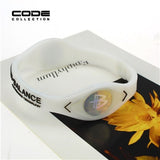 2pcs/set Charm Designer Power Energy Bracelet Bangles For Women Men Sport Wristbands Balance Ion Magnetic Therapy Silicone