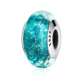 32 Styles Real 925 Sterling Silver Effervescence Murano Glass Beads Fit Original Charm Bracelet Authentic S925 Jewelry