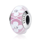 32 Styles Real 925 Sterling Silver Effervescence Murano Glass Beads Fit Original Charm Bracelet Authentic S925 Jewelry