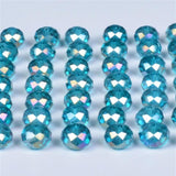 4 6 8mm Austria Spacer Rondelle Crystal Beads Beads for Needlework Women Diy Accessories Pearls Loose Facet Glass Beads