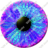 40pcs/lot 10mm 12mm 14mm 16mm Round Pupil Eye Pattern Glass Cabochon for DIY Jewelry Making Findings & Components T014