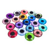 40pcs/lot 10mm 12mm 14mm 16mm Round Pupil Eye Pattern Glass Cabochon for DIY Jewelry Making Findings & Components T014