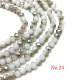 4mm/ 6mm/8mm Crystal Rondel Beads Wheel Faceted Glass Beads for Jewelry Making Diy Jewelry Accessories Jewelry Findings