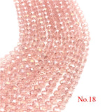 4mm/ 6mm/8mm Crystal Rondel Beads Wheel Faceted Glass Beads for Jewelry Making Diy Jewelry Accessories Jewelry Findings