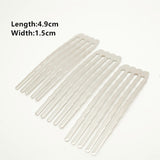 5/10 Teeth Metal Hair Comb Bronze Tone Hair Clips Claw Hairpins DIY Jewelry Findings & Components Wedding Hair Supplies HK107