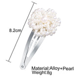 5 PCS / Set Korea Metal Full Pearl Hair Pins Women Hair Clip Pin Barrette Headwear Hairpins Jewelry Accessories Hair Ornament