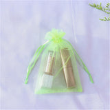 50pcs Organza Bags Delicate Solid Bags Cute 7x9cm 9x12cm 10x15cm 13x18cm Custom Logo Jewelry Kids Candy Package Newest Design