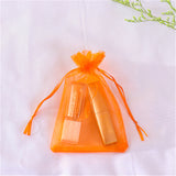 50pcs Organza Bags Delicate Solid Bags Cute 7x9cm 9x12cm 10x15cm 13x18cm Custom Logo Jewelry Kids Candy Package Newest Design