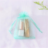 50pcs Organza Bags Delicate Solid Bags Cute 7x9cm 9x12cm 10x15cm 13x18cm Custom Logo Jewelry Kids Candy Package Newest Design