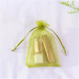 50pcs Organza Bags Delicate Solid Bags Cute 7x9cm 9x12cm 10x15cm 13x18cm Custom Logo Jewelry Kids Candy Package Newest Design