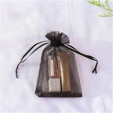 50pcs Organza Bags Delicate Solid Bags Cute 7x9cm 9x12cm 10x15cm 13x18cm Custom Logo Jewelry Kids Candy Package Newest Design