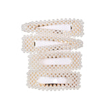 5Pcs/Set Pearl Hair Clip for Women Elegant Sweet Fashion Pearl Hair Pins  Barrette Stick Hair Pin  Hair Clips Hair Jewelry