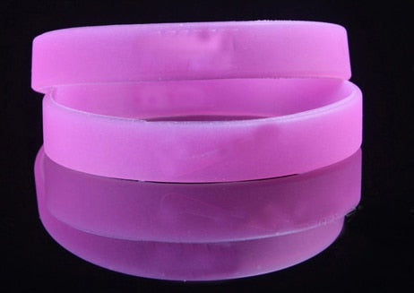 8 Colors Luminous Rubber Sweat Band Men Women Bangles Basketball Sports Wristbands Silicone Bracelets