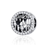 925 Sterling Silver Berloque Family House Eiffel Tower Camera Travel Dream Coffee Cup Shoes Charm Fit Charm Bracelet DIY Jewelry