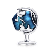 925 Sterling Silver Berloque Family House Eiffel Tower Camera Travel Dream Coffee Cup Shoes Charm Fit Charm Bracelet DIY Jewelry