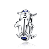 925 Sterling Silver Berloque Family House Eiffel Tower Camera Travel Dream Coffee Cup Shoes Charm Fit Charm Bracelet DIY Jewelry