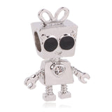 AIFEILI Pendant Series Suitable For Pandora Womens Bracelet Jewelry European Charm Beads Personality Flower Arrow Princess Gift