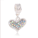 AIFEILI Pendant Series Suitable For Pandora Womens Bracelet Jewelry European Charm Beads Personality Flower Arrow Princess Gift