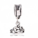 AIFEILI Pendant Series Suitable For Pandora Womens Bracelet Jewelry European Charm Beads Personality Flower Arrow Princess Gift