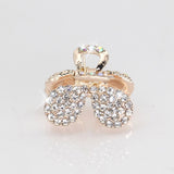 AINAMEISI New 7 Style Metal Crab Claw Clip For Women Girls Charm Barrette Full Rhinestone Wedding Hair Accessories Jewelry Gift