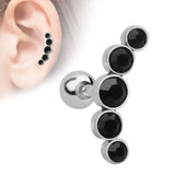 Crystal Gem Ear Tragus Rings